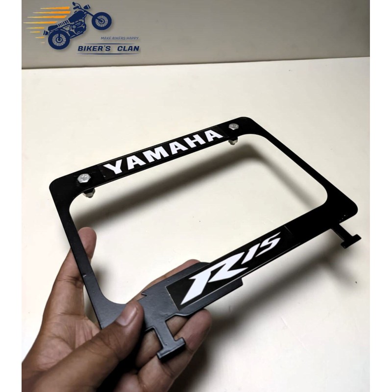 Picture of Number Plate Frame Licence Plate Frame Holder Licence Plate Top Cover for Yamaha