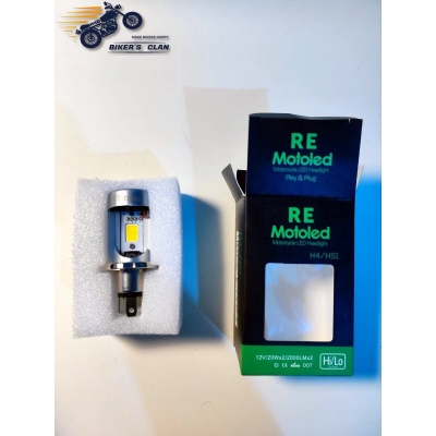 Picture of MotoLed H4 Led Headlight Bulb H-L High Low Dual Beam