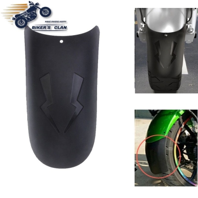 Picture of Motorcycle Front Fender Extension - Front Half Mudguard Universal Motorcycle Front Wheel Extension Fender Mudguard Splash Guard For Motorcycle