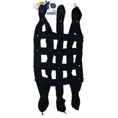 Picture of Motorcycle Back Seat Net Cover- Bike Net Helmet Holder - Black