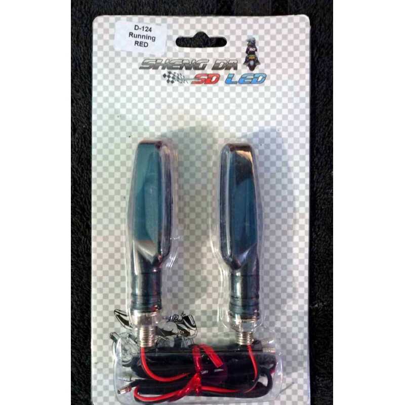 Picture of Led Turn Signal Lights Indicator Clignotant Blinker- 2PCS Multicolor - Bikers Clan