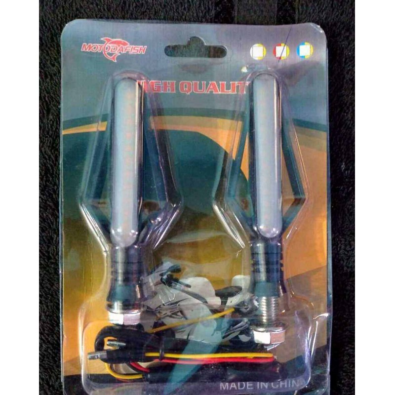 Picture of Led Turn Signal Lights Indicator Clignotant Blinker- 2PCS Multicolor - Bikers Clan