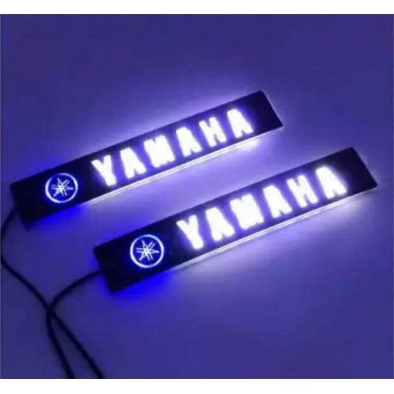 Picture of Motorcycle LED Logo Light Front Name Plate Led Light – Yamaha - Bikers Clan