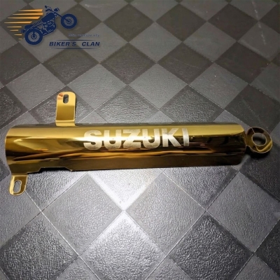 Picture of Motorcycle Shock Up Cover Metal- Suzoki Gixxer - Bikers Clan