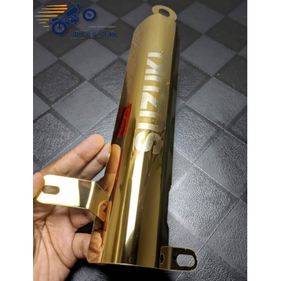 Picture of Motorcycle Shock Up Cover Metal- Suzoki Gixxer - Bikers Clan
