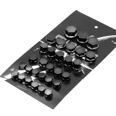 Picture of Universal Motorcycle Screw Nut Bolt Cap Cover Kit Nut Cap Cover- Black - Bikers Clan
