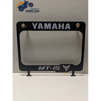Picture of Number Plate Frame Licence Plate Frame Holder Licence Plate Top Cover Yamaha - Bikers Clan