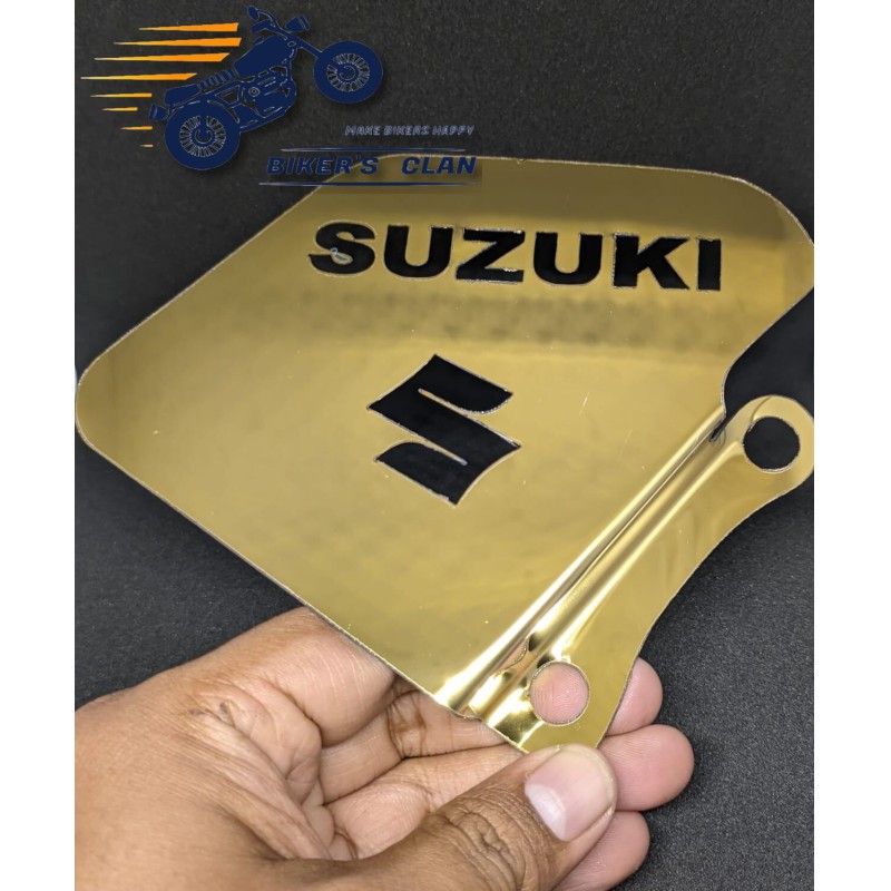 Picture of Suzuki Gixxer Silencer Cover, Hydraulic Guard & Steel Name Plate Package