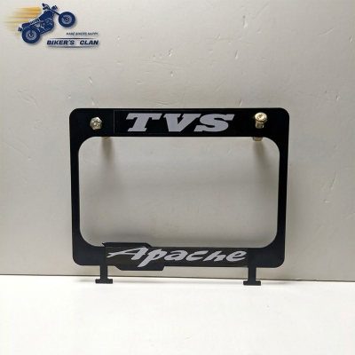 Picture of Number Plate Frame Licence Plate Frame Holder Licence Plate Top Cover Apache - Bikers Clan