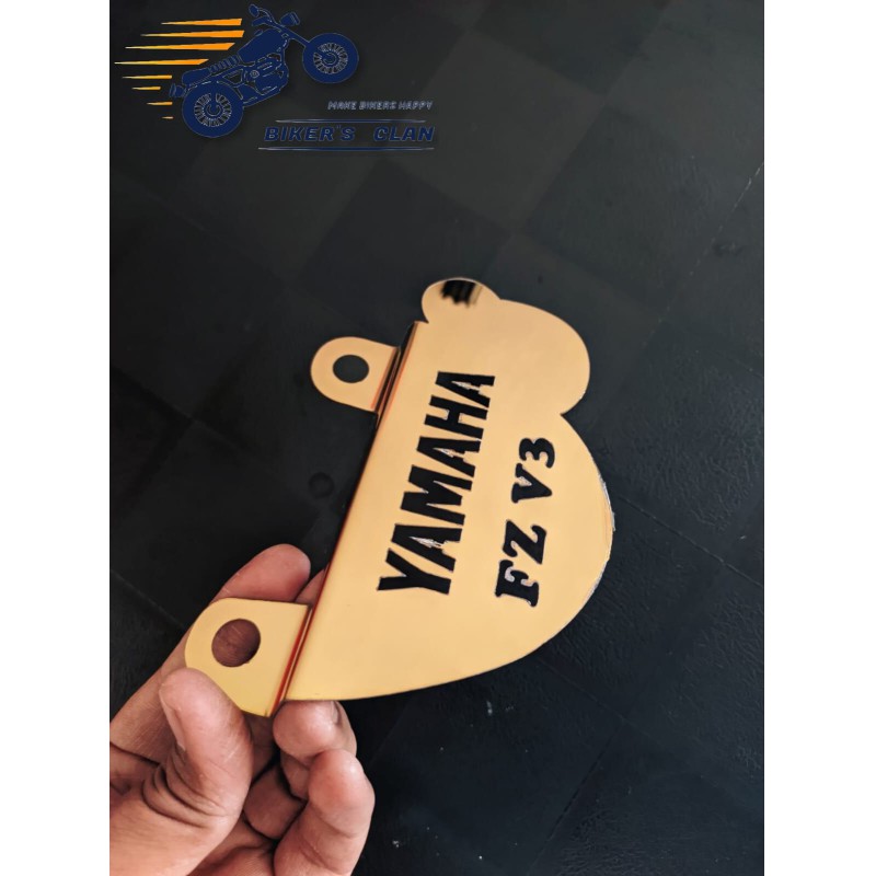 Picture of Yamaha FZ V3 Hydraulic Guard Hydraulic Cap Hydraulic Cover Stainless Steel - Bikers Clan