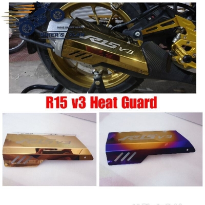 Picture of Yamaha R15 Silencer Cover Heatguard - Bikers Clan