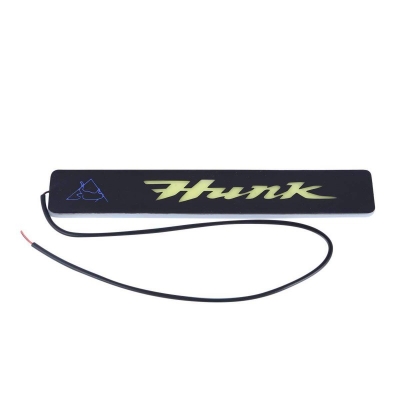 Picture of Motorcycle LED Logo Light Front Name Plate Led Light – Hunk - Bikers Clan