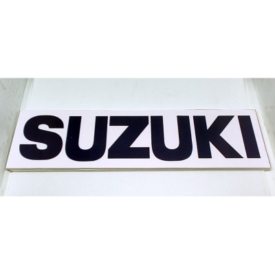 Picture of Motorcycle Front Name Plate Motorcycle Name Logo PVC Plastic- Suzoki Gixxer - Bikers Clan
