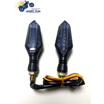Picture of Led Turn Signal Lights Indicator Clignotant Blinker- Double Side - Bikers Clan