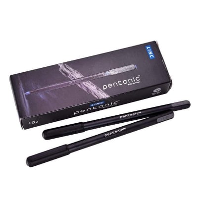 Picture of Linc Pentonic Pen Smooth Ball Pen Set 10 Pcs Black 