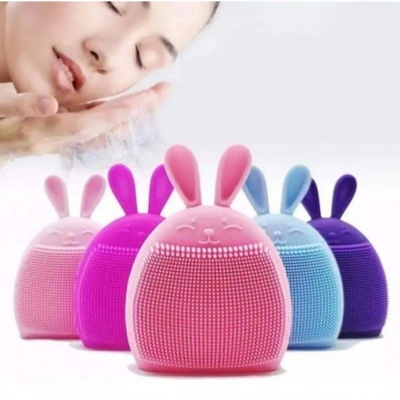 Picture of Soft Silicone Body Cleansing Brush- Face Washing Product- Face Scrub Brush- 2 pcs Multicolor 
