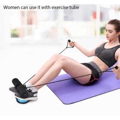 Picture of Sit Up Bar with Double Suction Cups Push Up Trainer Muscle Training Equipment Sit-up Bar Multicolor 