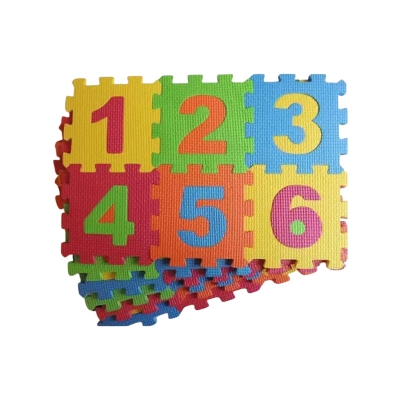 Picture of Child Kids Alphabet Number EVA Puzzle Foam Teaching Mats Toy / Set Multicolor 