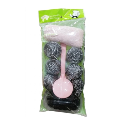 Picture of Kitchen Cleaning Dish Brush & Scrub Brush & Small Towel Big (1 Pack) Multicolor 
