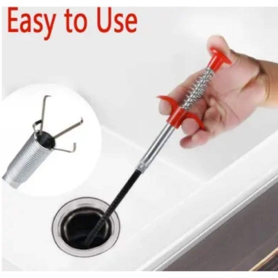 Picture of Pipe Dredging Tools Drain Snake/Cleaner Sticks Clog Remover Cleaning Tools Household for Kitchen Sink 160 cm  