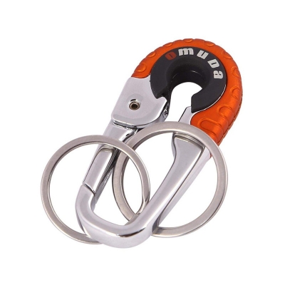 Picture of Omuda Key Ring for Bikers - Car - Bike - Home - Office Key Ring - Stainless Steel Key Ring Chili Red 