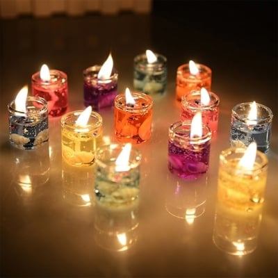 Picture of Happy birthday Jelly Candle (1 PCS) Multicolor 