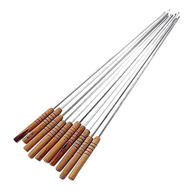 Picture of 12 Pieces Barbecue Grill Sticks Set Multicolor 