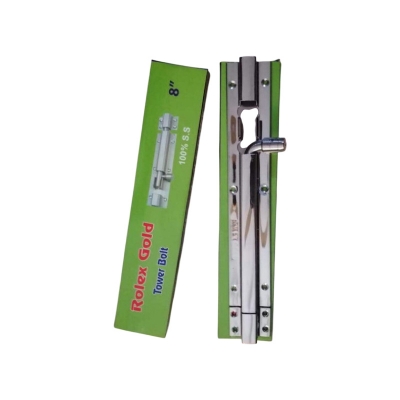 Picture of High Quality Stainless Steel Barrel Tower Bolt Door Lock Silver 