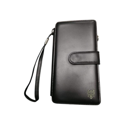 Picture of Envelope clutch parse mini leather ladies hand bag Black 