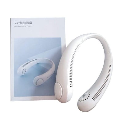 Picture of Portable Neck band USB Cooling Fan- Color Random Multicolor 