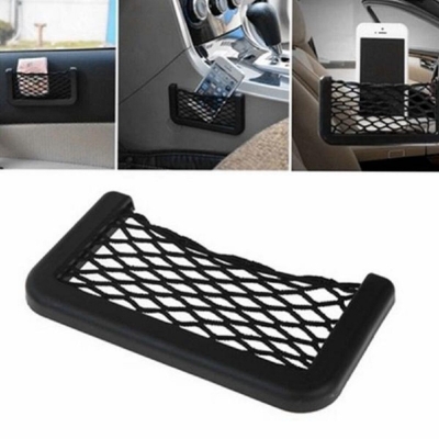 Picture of Vehicle Storage String bag Cell Phone Bag- 1Pcs Black 