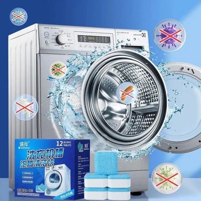 Picture of Washing Machine Cleaner Tablets - 12 Tablets For top Load Washer And Front Loader.  