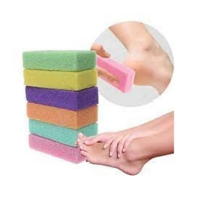 Picture of 5 pcs Adoro Premium Quality Pumice Sponge / Pedicure sponge / Skin Scrubber / Foot scrubber stone Multicolor 