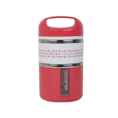 Picture of Tedemei Plastic & Stainless Steel Lunch Box- 1.13 L Multicolor 