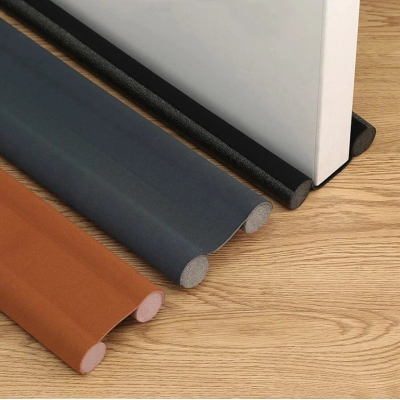 Picture of Door Seal Strip Guard, Door Bottom Sealer Stopper, Door Seal Gap Sound Proof Under Door Weather strip Guard, Wind Dust Blocker Door Sealing Stopper Multicolor 