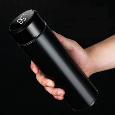 Picture of Smart Thermo Bottle 500ML Digital Temperature Display Stainless Steel Intelligent Thermos Bottle Vacuum Flask Insulation Cup Multicolor 