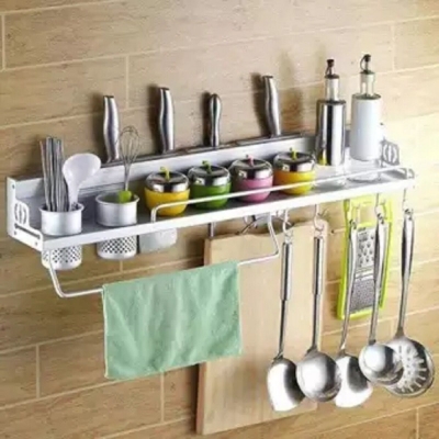 Picture of Utensils Aluminum Storage Rack Organizer Silver 