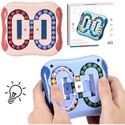 Picture of Puzzle game Magic Bean Rotating Cube Puzzle Ball- 1 Pcs Multicolor 