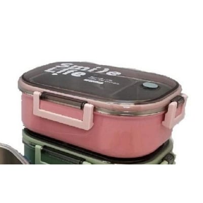 Picture of Tedemei Stainless Steel Insulated Lunch Box with Adjustable Compartment (No-6541) 980ml Multicolor 