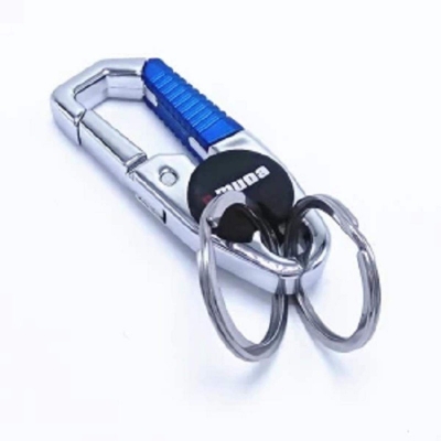 Picture of Omuda Key Ring for Bikers, Car, Home, Office - Stainless Steel Key Ring  