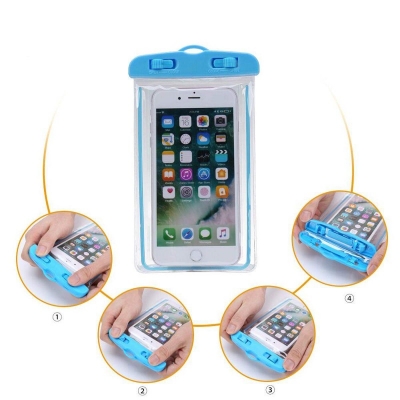 Picture of Waterproof Phone Case For All Design Mobile Case Cover Under Water Pouch Bag Cover Multicolor 