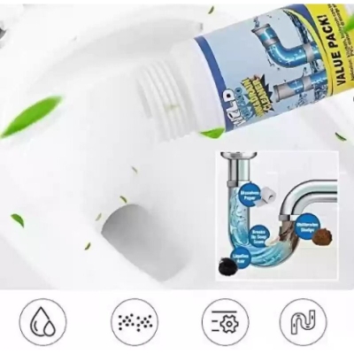 Picture of Powerful Drain Blockage Cleaner Sink Cleaner Powder, Drain Cleaner Powder 100g  