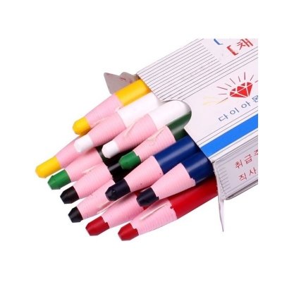 Picture of Diamond china marking pencil Assorted Color- 12 Pcs of Pack Multicolor 