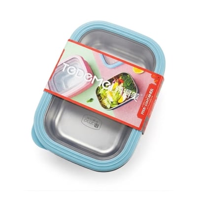 Picture of Stainless Steel Tiffin Lunch Box Leak Proof BPA-free 470 ml (Sky)  
