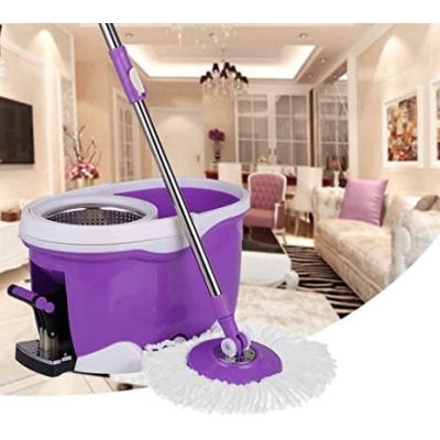 Picture of Mop (20 Liter) - Spin Mop Bucket - Floor Mop - Floor Cleaning - Magic Mop - Spin Mop - Mop Bucket - 360 ° Rotatable Magic Map Multicolor 