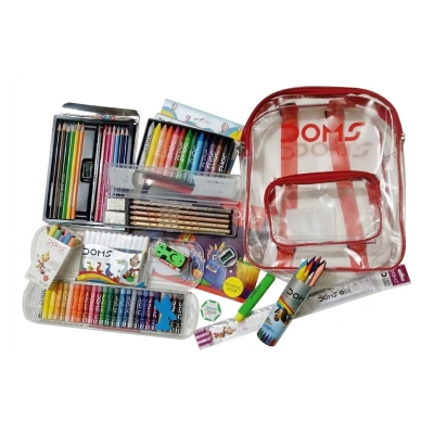 Picture of DOMS Smart Kit 12pcs Combo Pack for Painting Multicolor 