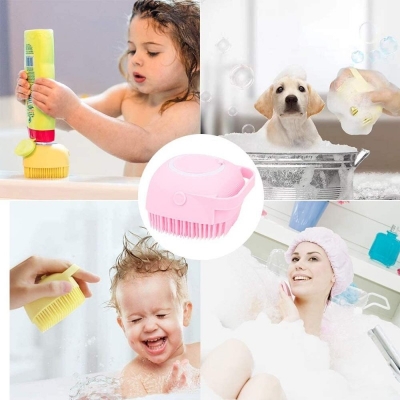 Picture of Silicone Body Bath Brush For Home- 1Pcs Multicolor 