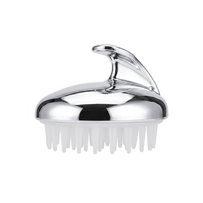 Picture of Scrubber Shampoo Brush and Hair Scalp Massager with Soft Silicone Bristle- 1 Pcs Multicolor 