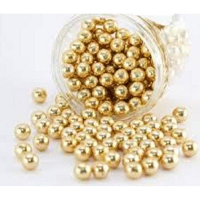 Picture of Newfangled - Urban Vibes - Cake Decoration Metallic Golden Sugar Ball- 50g - Kitchen & Dining - Unrivaled in Genre- Delights Gold 