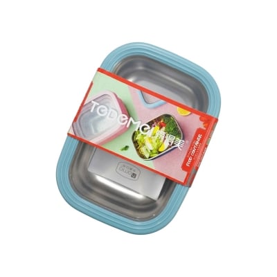 Picture of Stainless Steel Tiffin Lunch Box Leak Proof BPA-free 820 ml (Sky)  